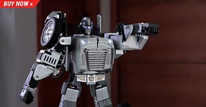 This educational toy transforms between a robot and a car