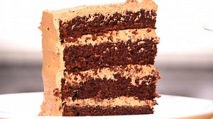 Chocolate Cake with Milk Chocolate & Custard Frosting = YUM! :) Nicko's Kitchen | Nicko's Kitchen