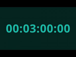 Temporizador de 3 minutos - 3 minutes Timer - Cuenta Regresiva - Countdown