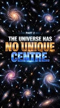 🌌 The Universe Has No Unique Centre? #universe #cosmolog #space #astronomy #cosmicexploration