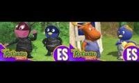 Mix of 2 videos from youtube : Los backyardigans episodios