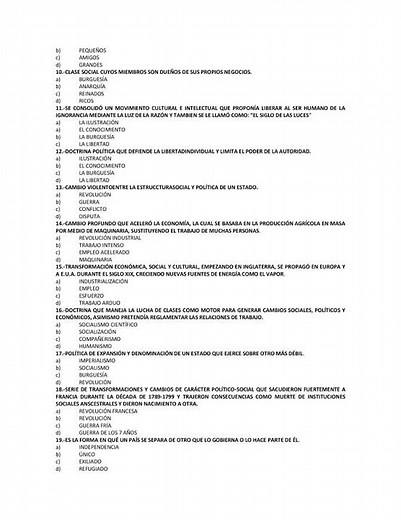 CREA / Prepárate para el Examen Extraordinario de Historia con estas 50 preguntas clave