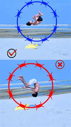 frontflip🥰 tutorial👍 avoid🤸‍♀️ thesa mistakes 🙏beginner #shorts​ #acrobatics​ #backflip​ #tutorial​