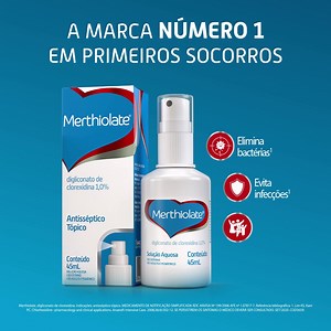 Merthiolate elimina bactérias e evita infecções com eficácia e confiança nos primeiros socorros. | Merthiolate