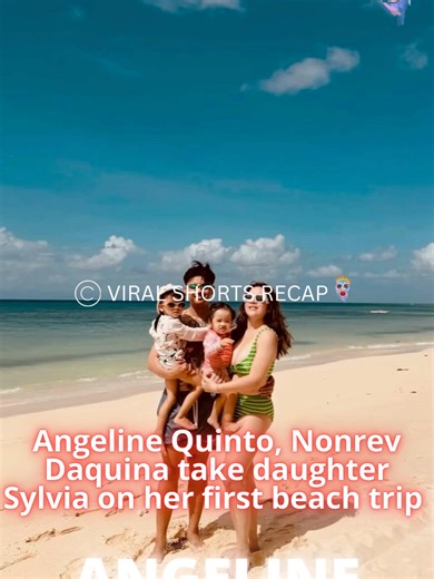 Angeline Quinto's Family Beach Trip with Daughter Sylvia
