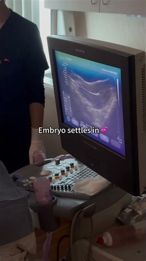 Embryo settles in. 💖✨