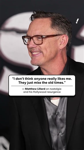 Matthew Lillard thinks nostalgia is one of the reasons Hollywood is hiring him again