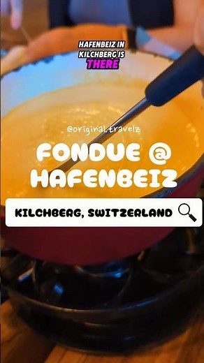 We Found Switzerland's DREAMIEST Fondue (With Lake Views!) #switzerland