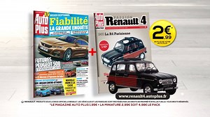 2.4K views · 61 reactions | Cette semaine avec Auto Plus, faites-vous plaisir ! Collectionnez les plus beaux modèles de la mythique Renault 4. Le N°1 : La Renault 4 Parisienne de 1965 + le fascicule sont au prix de 2,99€ en plus d'Auto Plus. Demandez-la à votre marchand de journaux ! | Auto Plus | Facebook