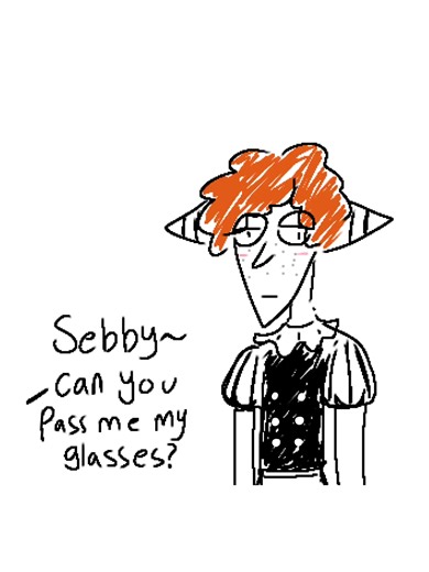 the blush is from embarassment okay?.. okay.. #ranfren #ranfrenrandal #sebastian #ranfrensebastian #ranseb #randalivory #randalivorycosplay #art #arttok #trend #animation #animationmeme #ranfrenart