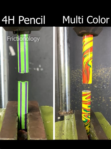 Friction Test with LED Pencils: Experiment Results