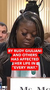 43K views · 3.4K reactions | "It's turned my life upside down....I don't want anybody knowing my name....All because of lies." Ex-Fulton County election worker Shaye Moss says being falsely accused by Rudy Giuliani and others of election fraud has affected her life "in every way." abcn.ws/3HVxPwZ | ABC News | Facebook