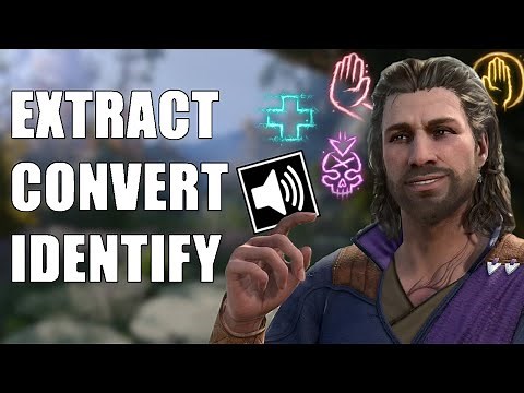 How to EXTRACT, CONVERT, and IDENTIFY Baldur's Gate 3 sound effects