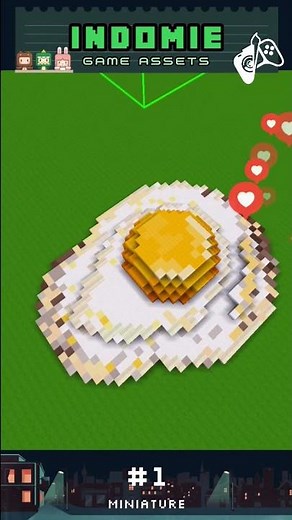 Mini World | How To Make An Indomie | Game Assets #shorts #miniworld #minecraft #build