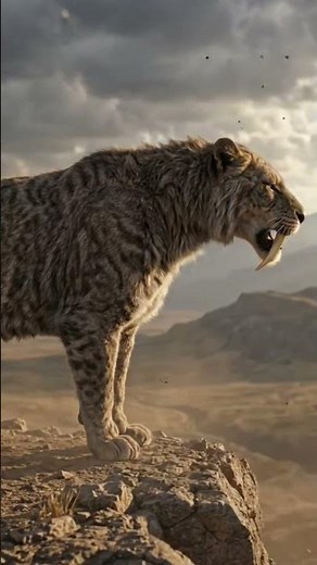 Inside the World of the Giant Saber-Toothed Beast! #tiktokvideo