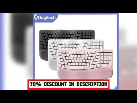 A must-have product #Logitech Wave Keys Wireless Bluetooth Ergonomic Wave Keyboard Logi Lift Logi