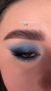 1.5K views · 33 reactions | Navy blue makeup tutorial for you    #eyemakeup #makeuptutorial | Amazing Makeup | Facebook