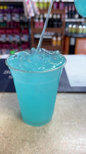 Blue drink #fyp #theboozehouse #asmr #mixdrink #alcohol #summer #homemade #drink #liquorstore