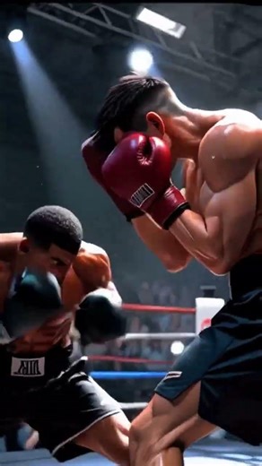 When Cartoon Boxers Go Full Power 🥊😳 #shorts #animation #boxing #cartoon #viral