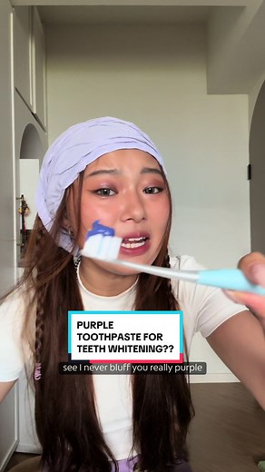 THE BEFORE AFTER RESULT IS AFTER ONE USE EH 🤯 promise you won’t ever hear your partner develop an ick on your stained teeth le! hello shine, hello purple! @Colgate Palmolive #Colgate #OpticWhitePurple #HelloPurple #BeautyHack #TeethWhitening #ColourCorrection