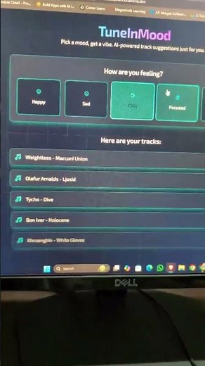 I Built An AI App That Gives You The Perfect Song For Any Mood (TuneInMood Demo)