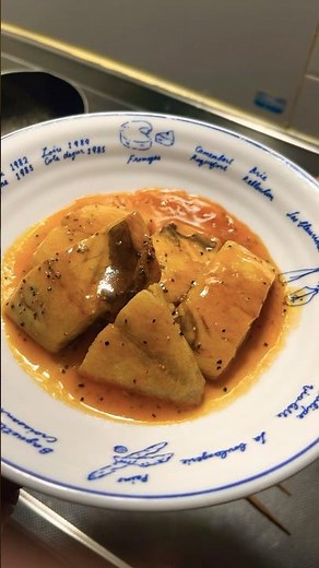 ローテンションで作るきょうの料理（塩サバのトマトソース煮）
