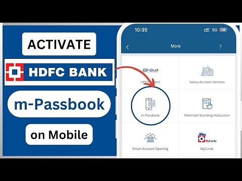 Activate HDFC m-Passboook on your Mobile | Check your HDFC passbook online from Mobile