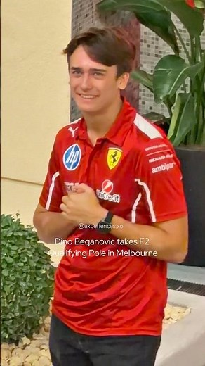 Dino Beganovic takes F2 Qualifying Pole in Melbourne #DinoBeganovic #DAMS #F2