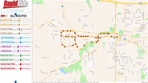Rapid Transit Unveils Interactive Route Map App