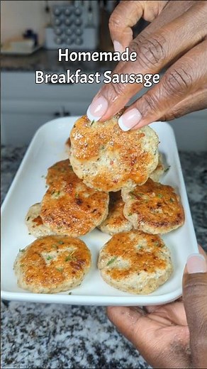EASY HOMEMADE BREAKFAST SAUSAGE 🔥🔥 #recipe #breakfast #howto