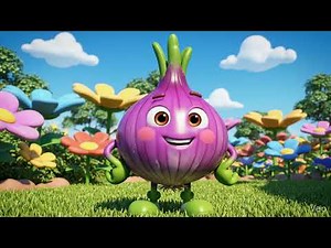 Onion Ollie 🧅 | Fun Talking Vegetable for Kids#shorts