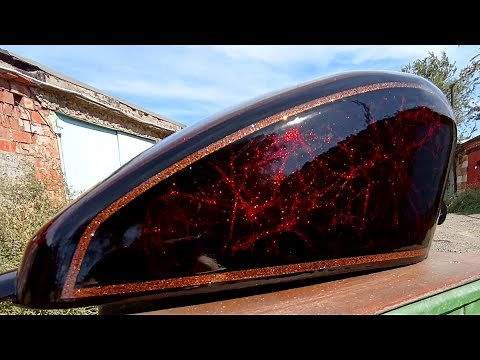 Creating this unique pattern was not difficult / Harley Davidson / Motorcycle tank / How to paint