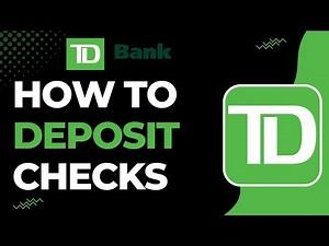 How to Deposit Checks on TD Bank !