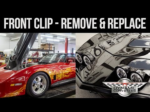 How To Remove Corvette Front Clip and Install Our Fiberglass Front Clip