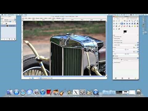 How to crop a picture in Gimp using the rule of thirds