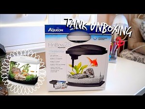 BETTA TANK UNBOXING | AQUEON MINI BOW 2.5