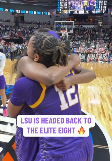 Look at how much it means to #LSU 🥹💜 #wbb #basketball #cbb #collegebasketball