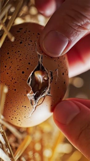 “New Life Begins 🐣 | Cutest Baby Chick Hatching Moment Ever! 😍✨ #Shorts”