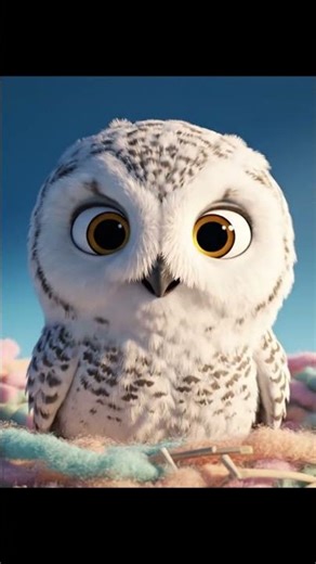 Monday Morning Mood! 😴➡️😳 The Cutest Baby Owl Wake-up Call ✨