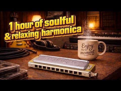 1 hour of soulful & relaxing harmonica [chill chromatic harmonica]