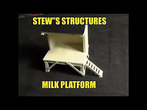 Scratch Building a Milk Platform In HO Scale