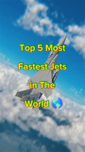 Top 5 Fastest Jets in the World ✈️🚀 | World’s Speed Kings#FastestJets #MilitaryJets