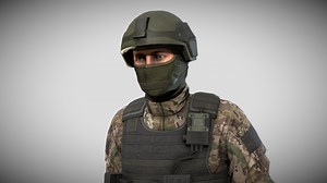 US Modern Scout Soldier - 3D model by alpenwolf (@alpen)