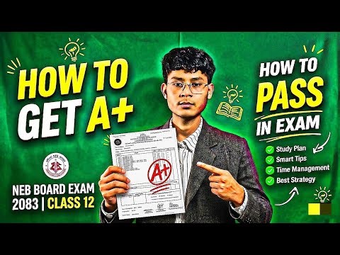 How to Get A+ in Class 12 Board Exams 2083 || Secret Study Tips || By Pratik Bahadur Kunwar