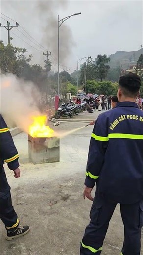 Firefighting skills!