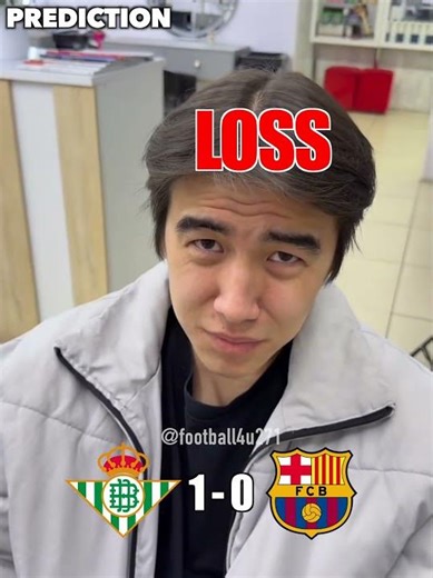 Barcelona vs Betis prediction ⚽️ #laliga