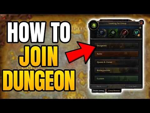World Of Warcraft Classic – How To Find Group For Dungeon | How To Join Dungeons In WoW