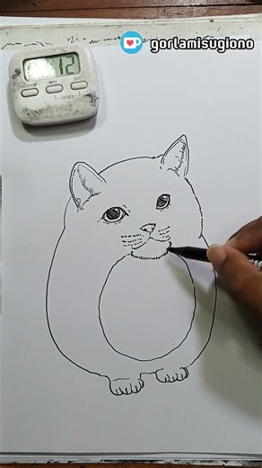 Gambar Anomali Gattoni Watermeloni dalam 5 menit #brainrot #anomali #drawing