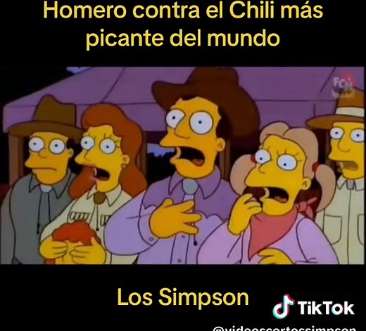 Homero contra el Chili más picante del mundo - Los Simpson
