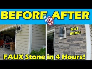 The Best AFFORDABLE Faux Stone Veneer? DIY Install: Easy & Affordable